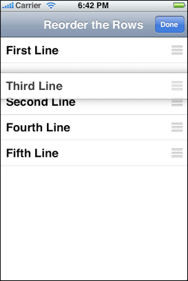 Reorder Rows Handler UITableView(Managing the Reordering of Rows)-CSDN博客