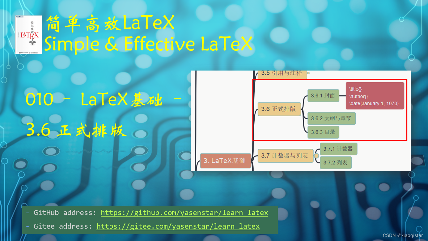 简单高效 Learn LaTeX 010 - LaTex Formal Layout 正式排版_letex layout命令-CSDN博客