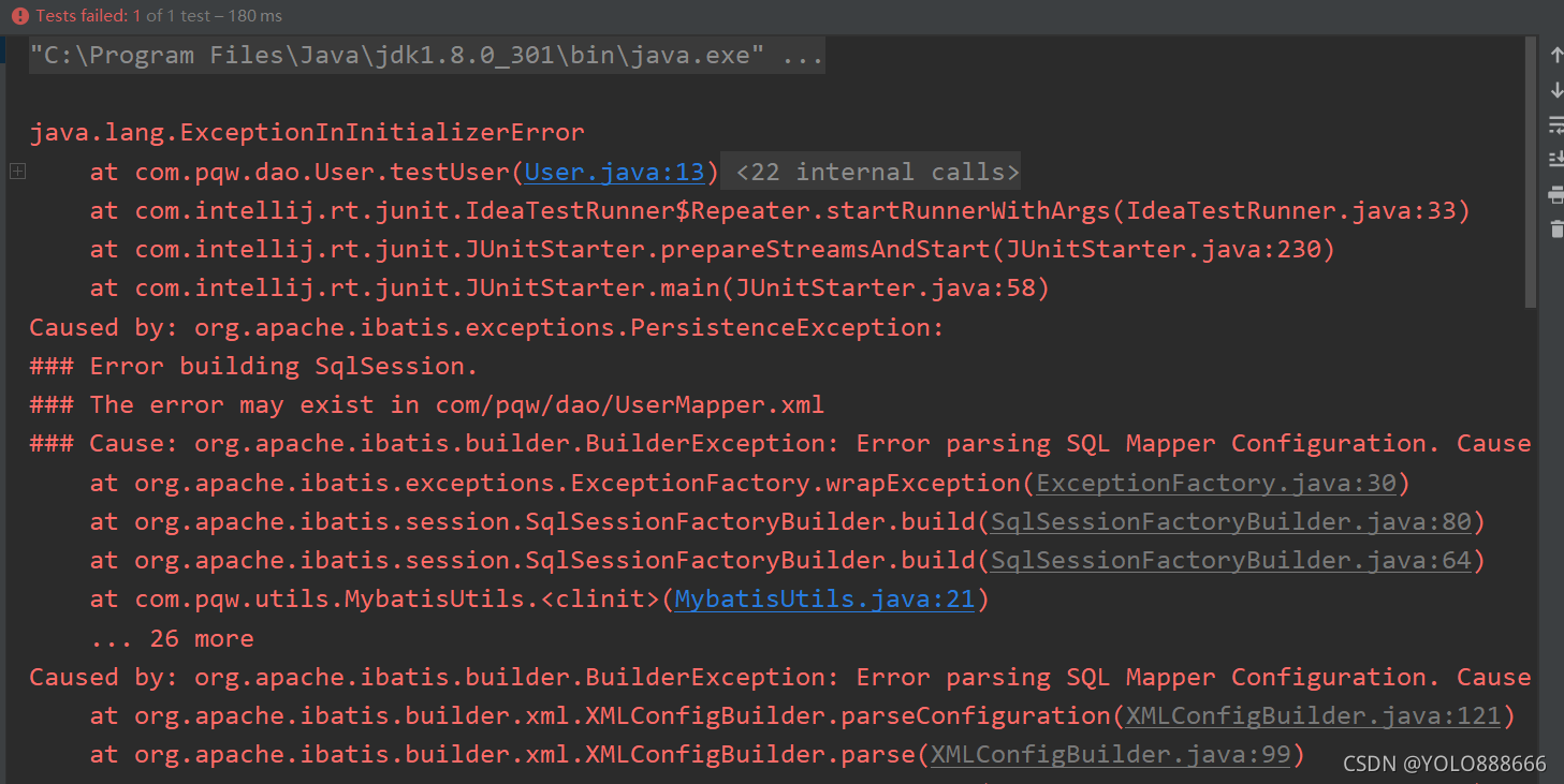 解决MyBatis报java.lang.ExceptionInInitializerError问题及 解决使用maven构建的项目Java目录 ...