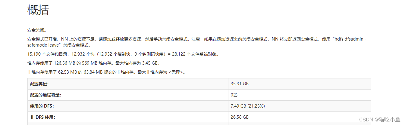 NN磁盘空间不足