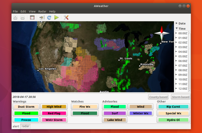 Linux weather
