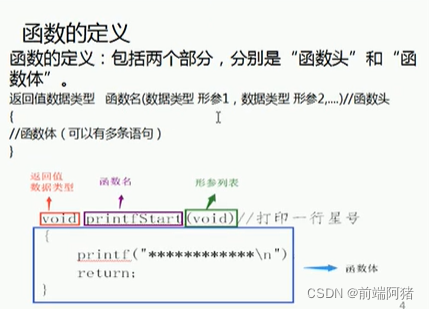 C语言程序设计学习笔记第六章函数的定义声明及调用_编写函数，求t的值。在主函数中输入m的值并调用此函数代码-CSDN博客