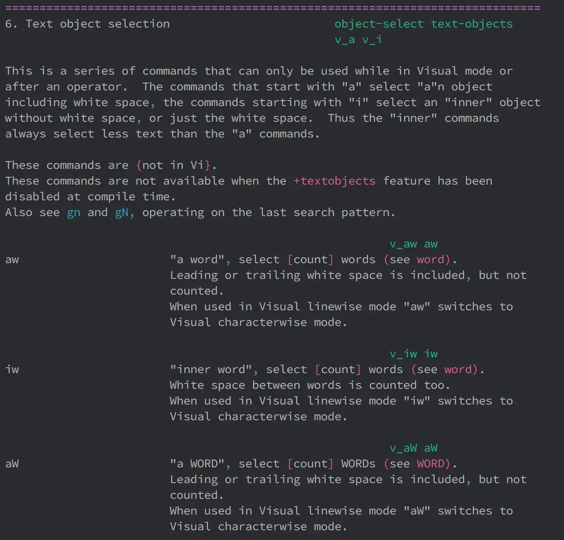 text-objects
