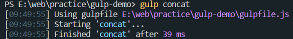 gulp concat