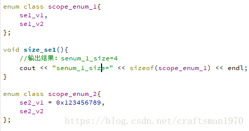 C++11新特性(82)-指定enum类型的大小_c++枚举类型大小-CSDN博客