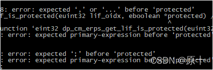 c++中expected ‘,’ or ‘...’ 编译错误_,' or ')' expected-CSDN博客