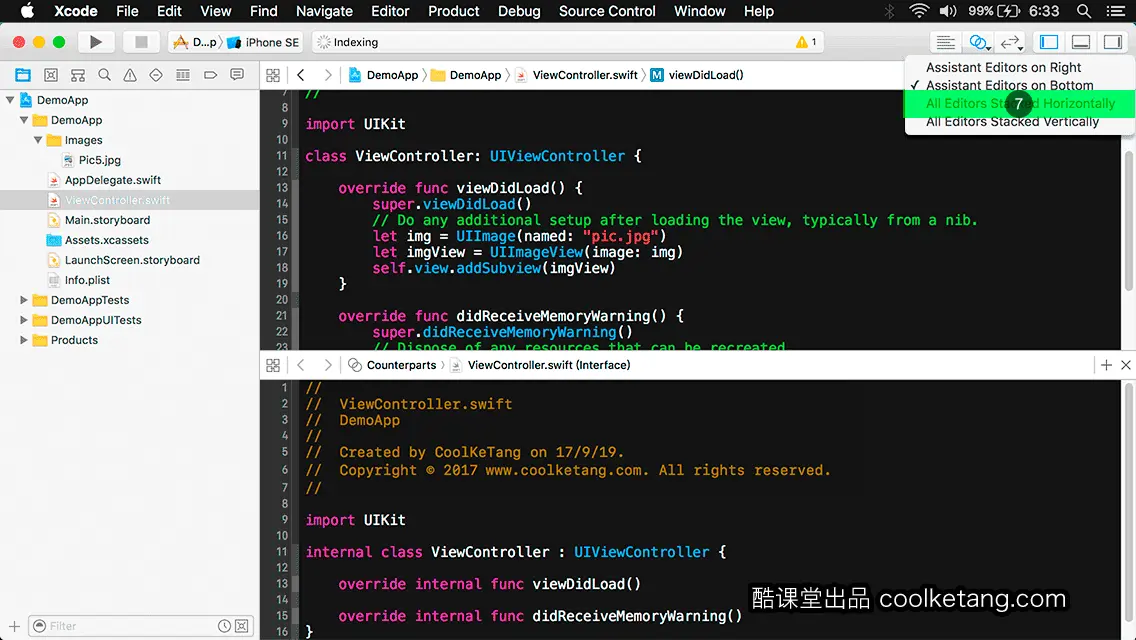 互动教程 for Xcode9 & Swift4-酷课堂
