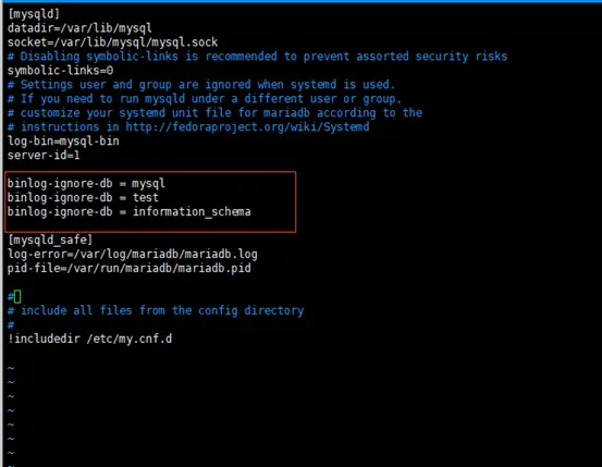 Mysql（Mariadb）数据库主从复制