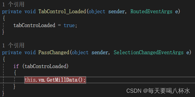WPF中TabControl绑定的SelectionChanged函数只在 TabItem切换时执行，在页面加载时不执行_wpf ...