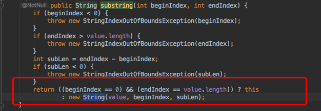 substring