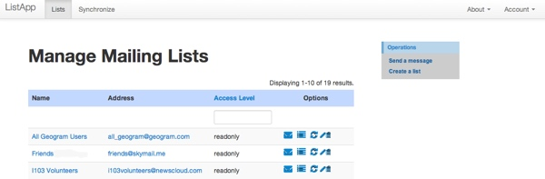 开源ListApp邮件列表