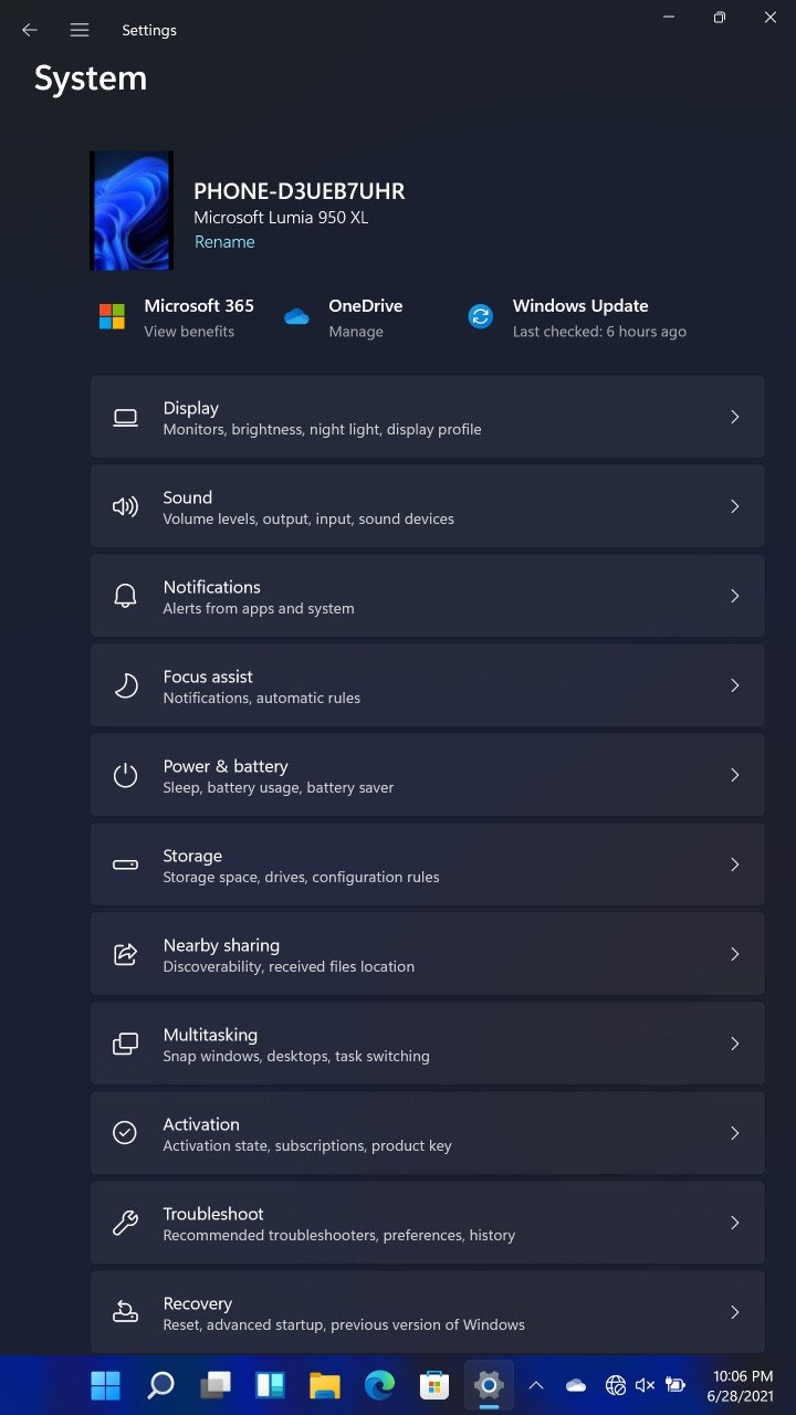开发者立功,微软 Lumia950 XL 成功运行 Win11 预览版