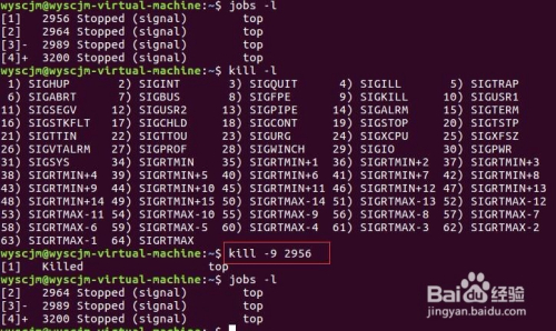 linux任务控制bg,fg,jobs,kill,wait,suspend...