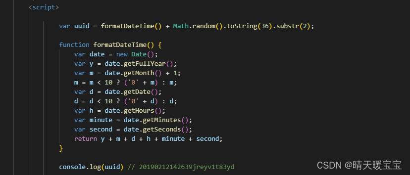 Javascript生成全局唯一标识符（GUID,UUID,ID）的方法_js按钮绑定唯一标识符-CSDN博客