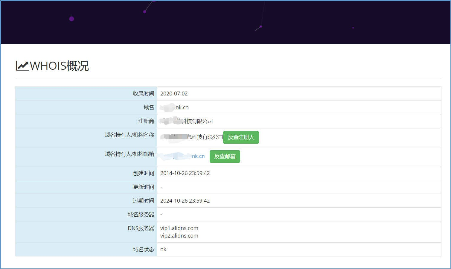 Whois信息收集及利用方式