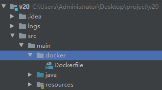 添加Dockerfile文件