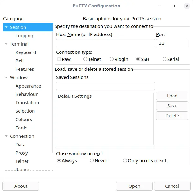 如何在 Linux 中安装并使用 PuTTY