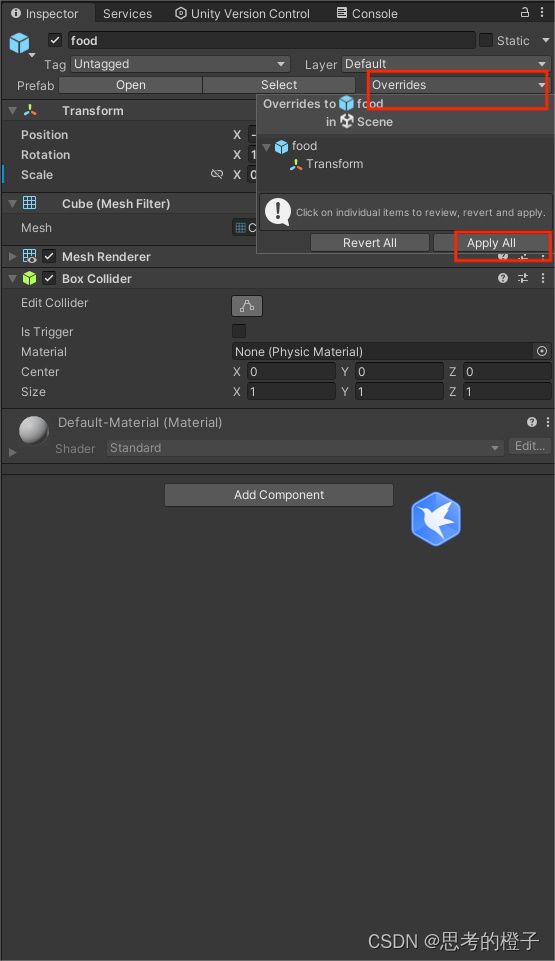 Unity实际操作之一：Roll A Ball 以及相关函数介绍-CSDN博客