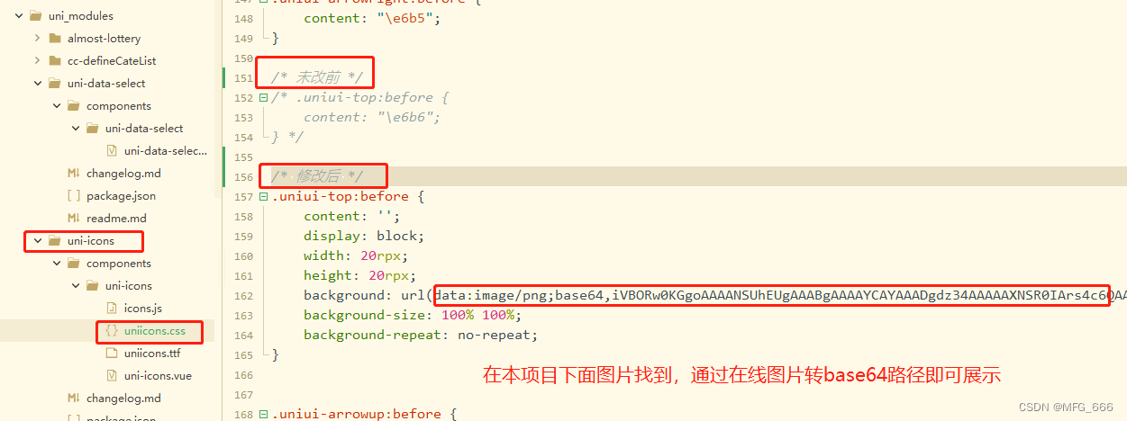 前端图片转在线base64,案例uniapp如何修改下拉框uni-data-select下面