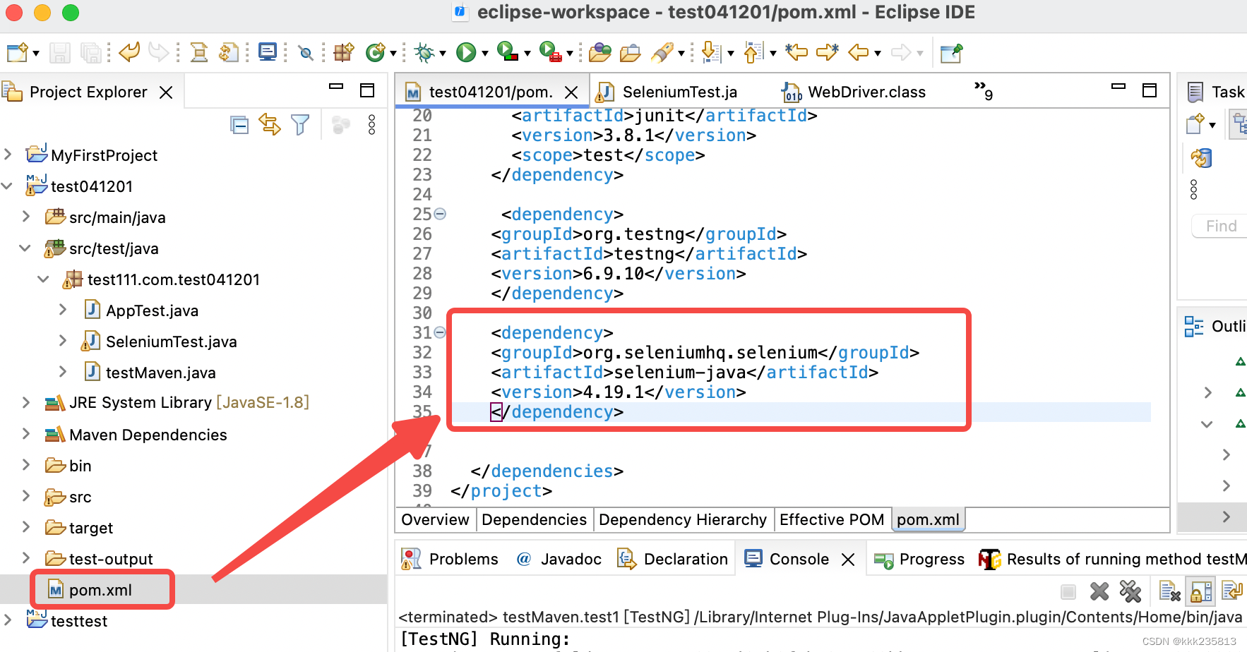 在java项目中通过Maven集成Selenium3.0开发包_maven selenium-java-CSDN博客