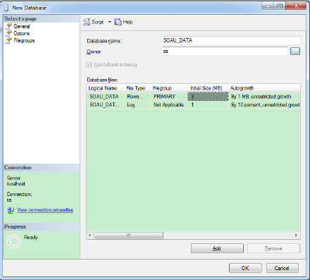 SQLSERVER2008创建数据库顺序