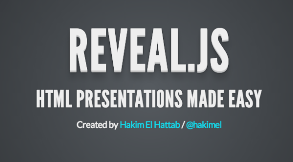 top best html5 and javascript presentation framework - revealjs