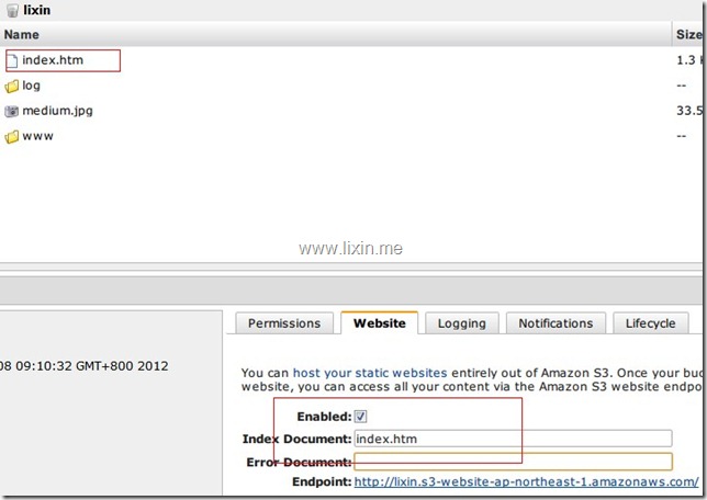 website