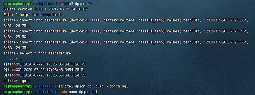 【树莓派不吃灰】基础篇⑯ 搭建sqlite3数据库环境_net core 在树莓派上实现sqlite-CSDN博客