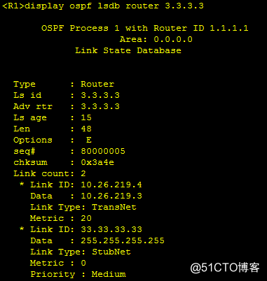 路由交换-OSPF域内路由计算