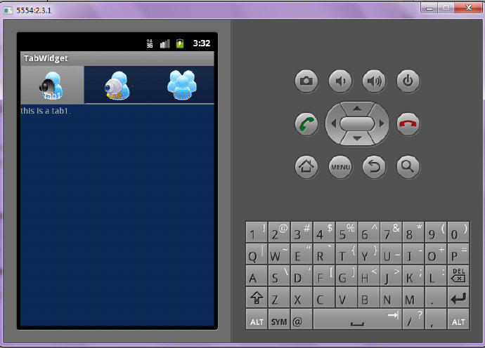 android实现标签页