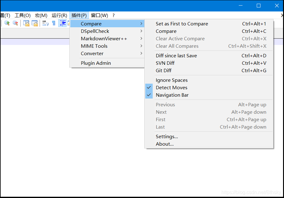 Notepad++(x64 & compare插件下载CSDN博客