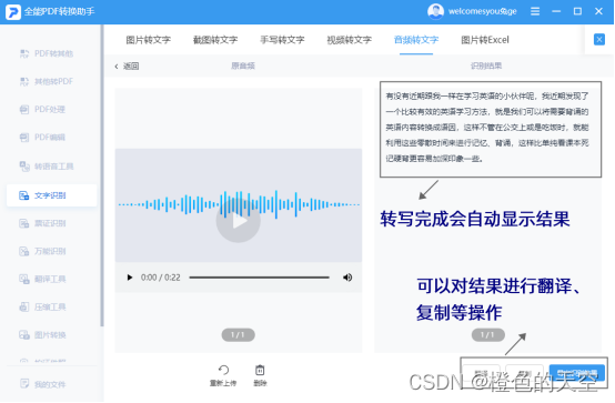 音频转文字软件哪个好用?教你轻松实现音频转文字怎么转_音频转换文字软件-CSDN博客