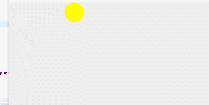 java实现小球碰撞反弹