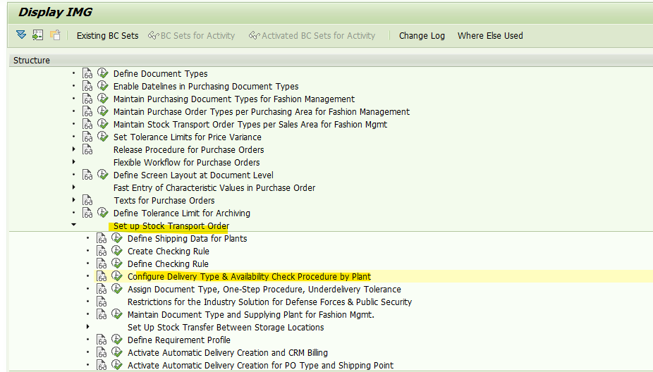 SAP MM 维护公司间STO报错-No delivery type defined for supplying
