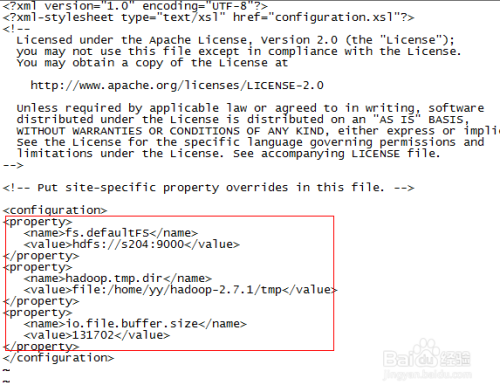 Hadoop2.7.1安装与配置