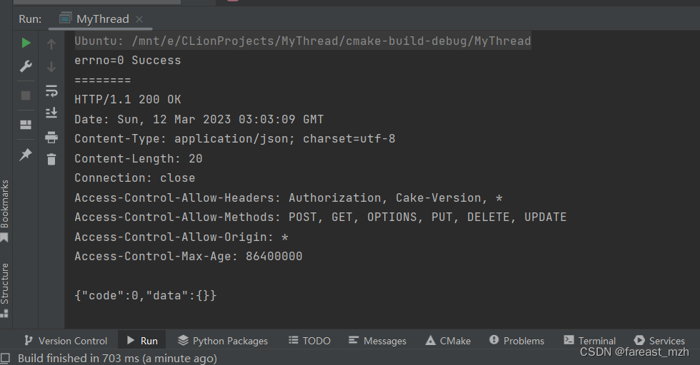 linux C++ socket 实例 http客户端_linux socket cmakelists-CSDN博客