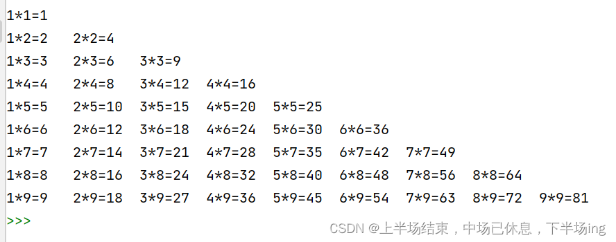 Python学习笔记--循环语句 for 和 while