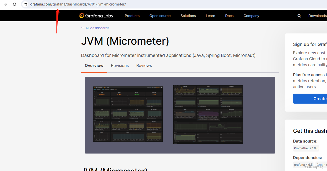 Spring Boot通过Micrometer 集成Prometheus + Grafana实时监控性能_micrometer ...