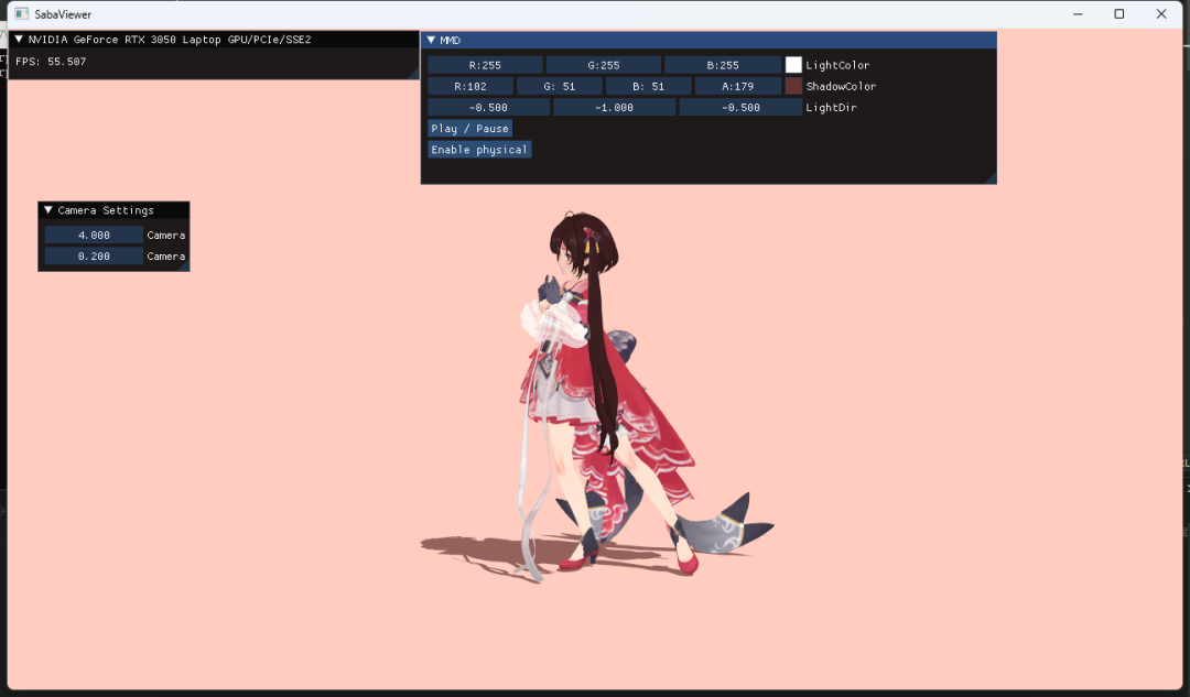 NET 7.0 + OpenGL ES 使用Silk.NET渲染MMD,并实时进行物理模拟-CSDN博客