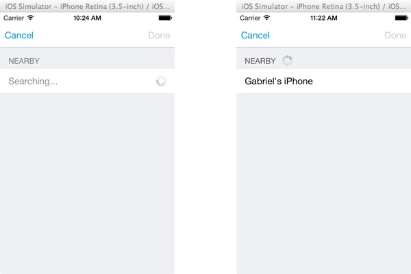 Multipeer Advertising