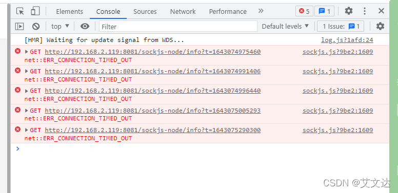 javascript - webpack error — sockjs-node connection... 解决sockjs.js?9be2:1609 GET http://192.168.2.119:8081/sockjs-node/info?t ...