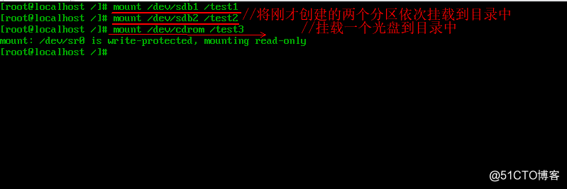 Linux中 创建、挂载及卸载（包括自动挂载）文件系统