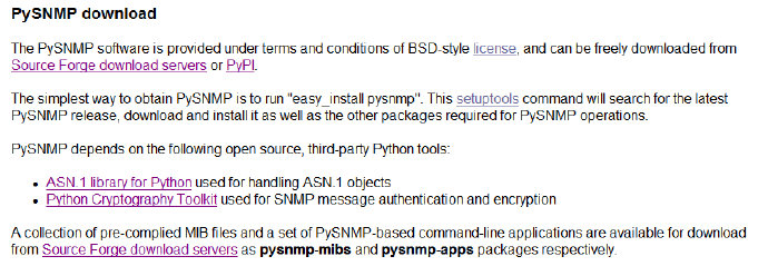 pysnmp的安装