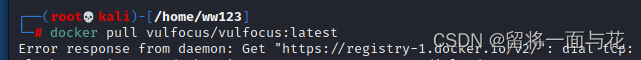 解决docker 拉取镜像报错问题——Using default tag: latest Error response from daemon ...