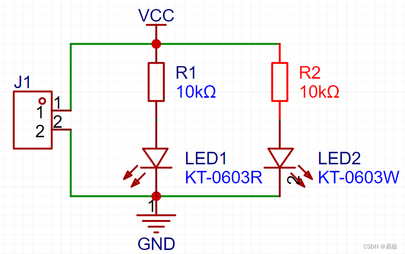 嘉立创eda中led发光二极管是否应有统一的引脚定义?