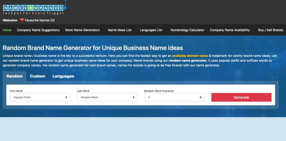 注册名字英文name域名_27个英文域名与品牌取名工具汇总 再也不用抓