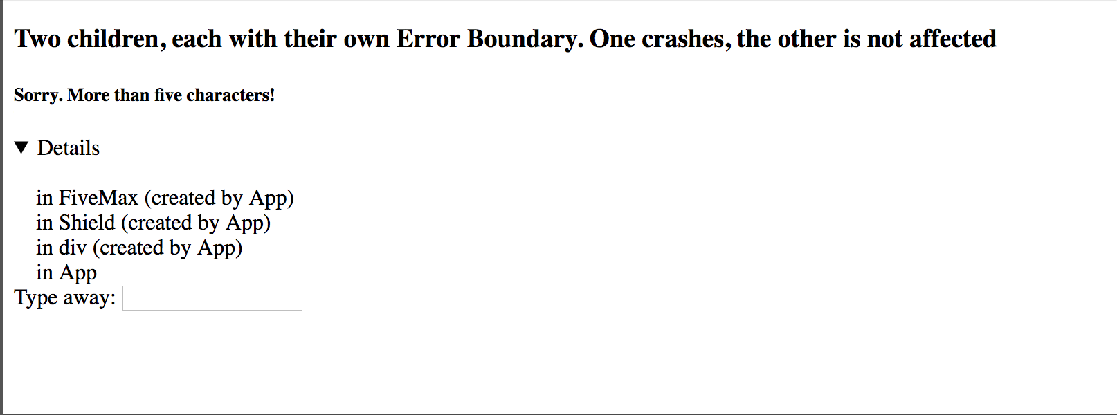 Error Boundary 2