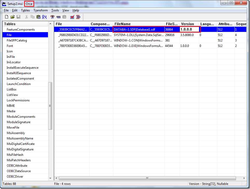 fileversion
