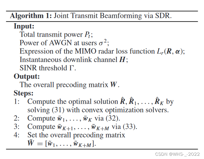 Joint Transmit Beamforming for Multiuser MIMO Communications and MIMO ...