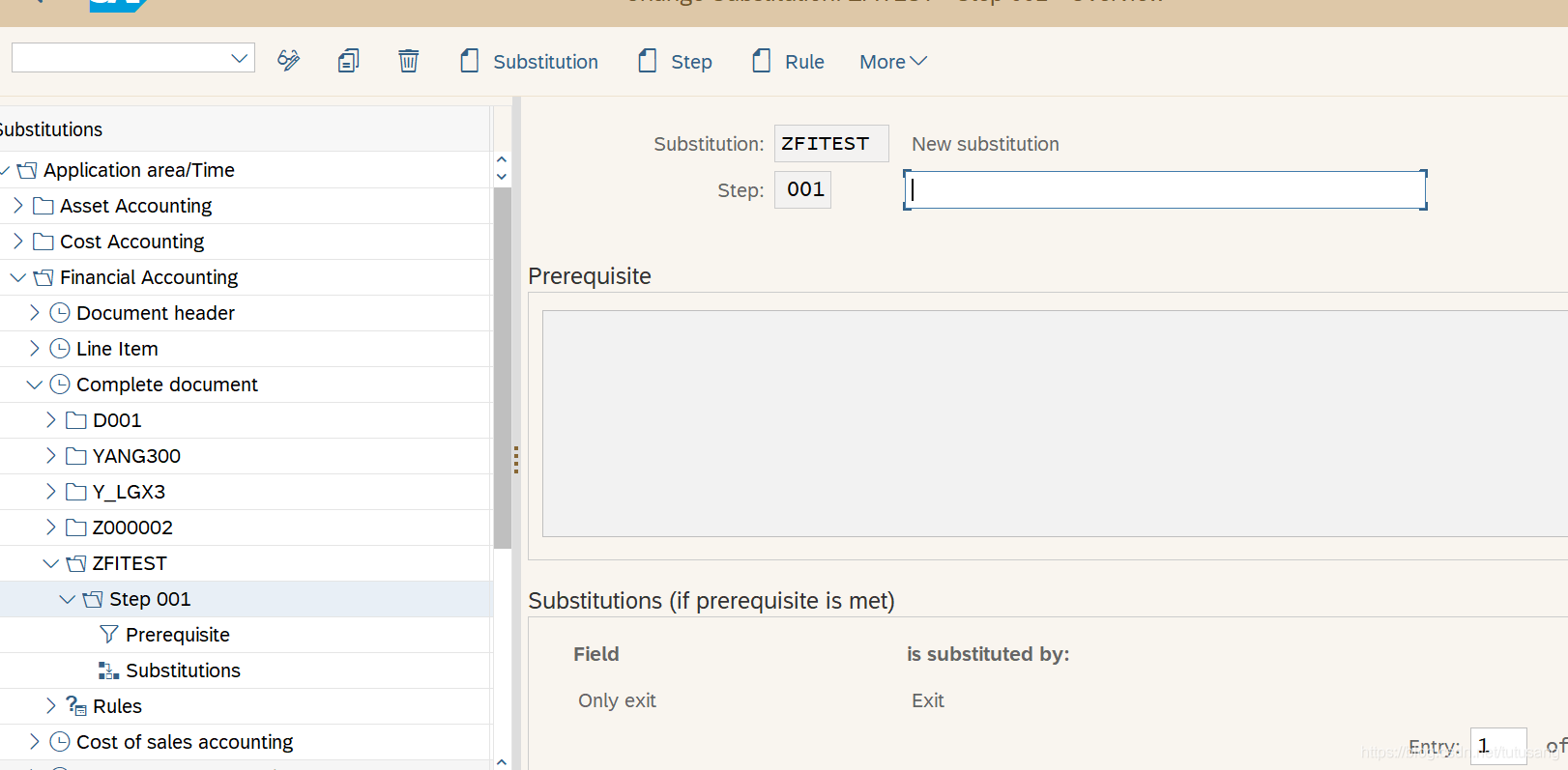点击step生成先决条件和带入规则